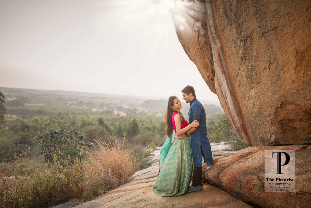 pre wedding photoshoot on Nandi Hills